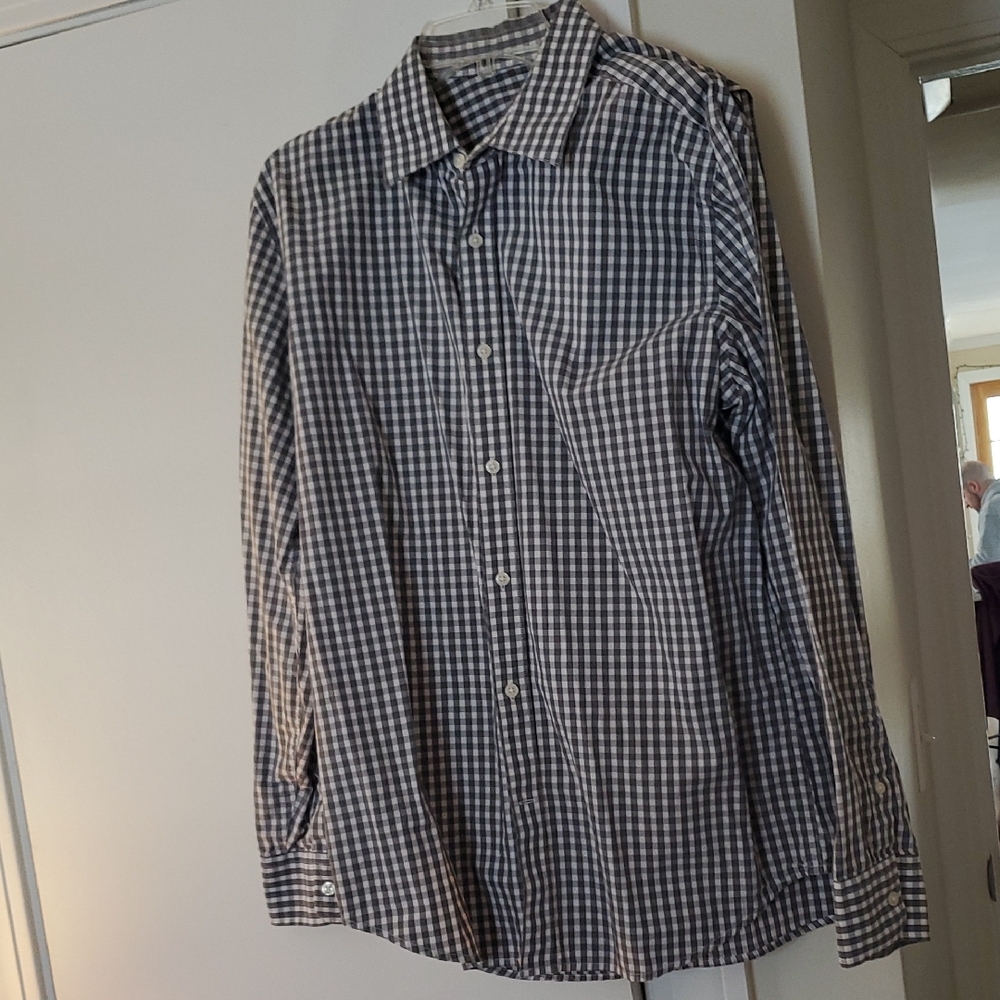 Men's Blue Checkered Shirt